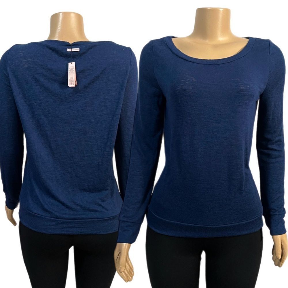 Victoria’s Secret Supersoft Cozy Pullover Oversized thin sweater blue Xsmall
